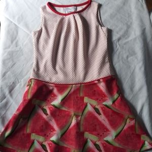 Girls summer watermelon US Little Angels dress 6x